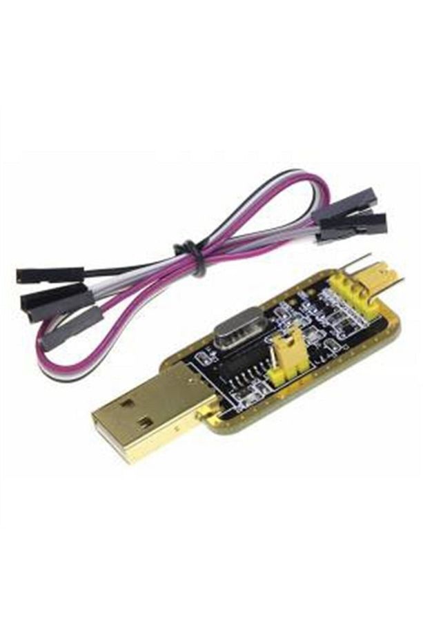 Ch340g Rs232 Usb-ttl Seri Haberleşme Dönüştürücü Modülü + 9 Küçük Kablo - 1