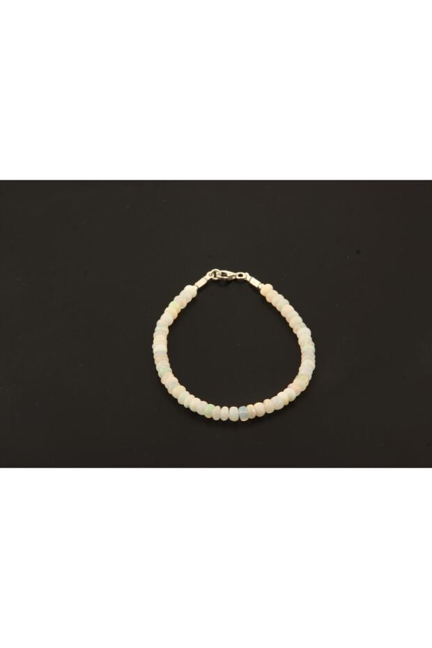 Certified White Opal Natural Stone Bracelet