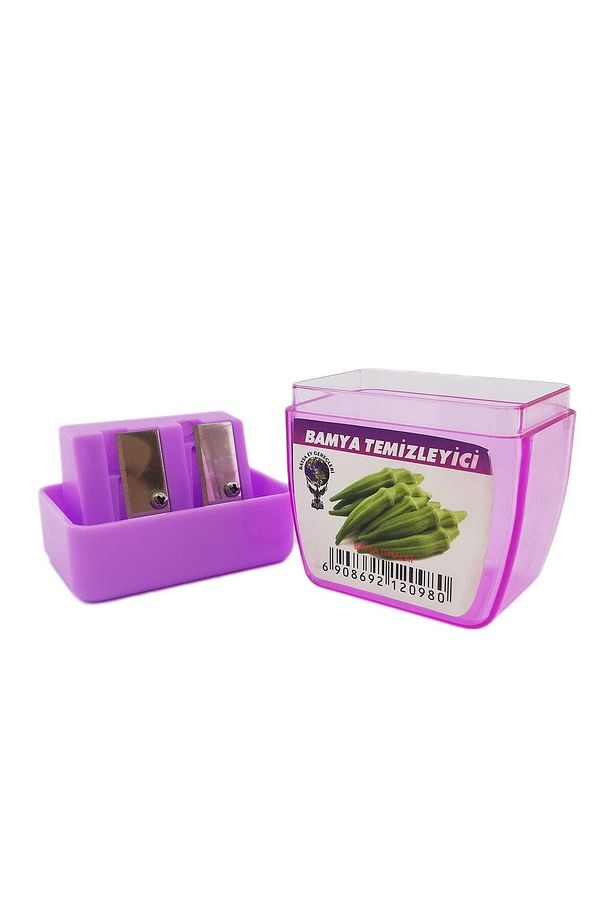 Bamya Soyacağı Pratik Bamya Soyacağı Soyucu Kalemtıraş -mor - 2