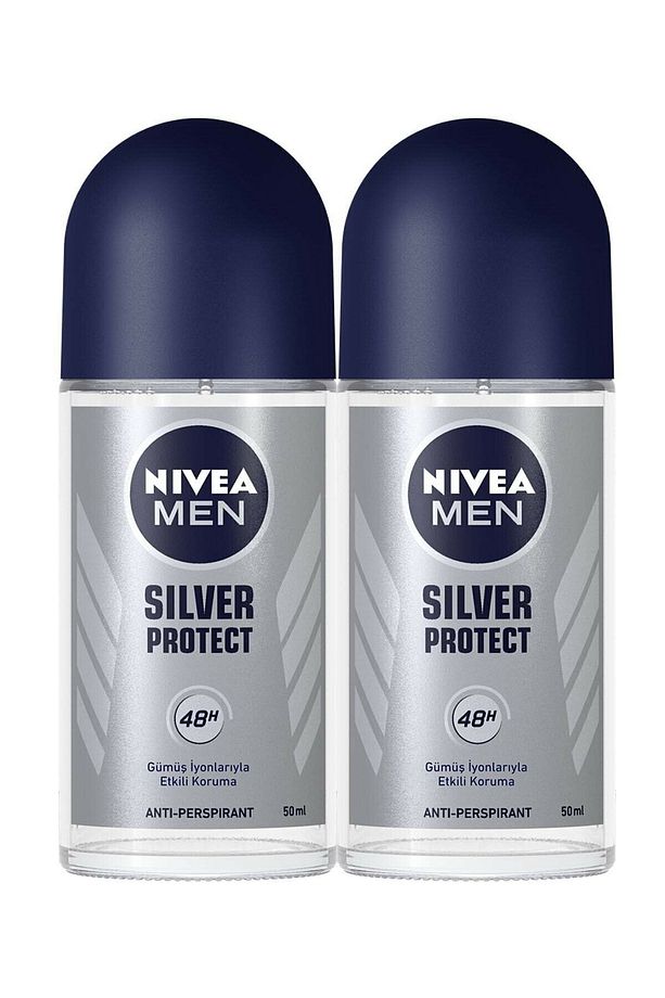 Men Silver Protect 48h Anti-perspirant 50 ml Erkek Roll On X 2 Adet - 1