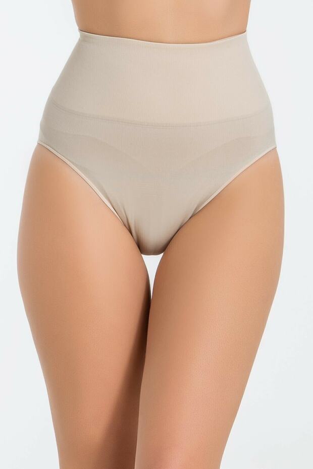 Women's Skin Color Non-Slip Silicone Slip Corset with Stomach