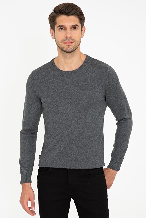 Gray Melange Men's Sweater G021SZ0TK.000.1256251