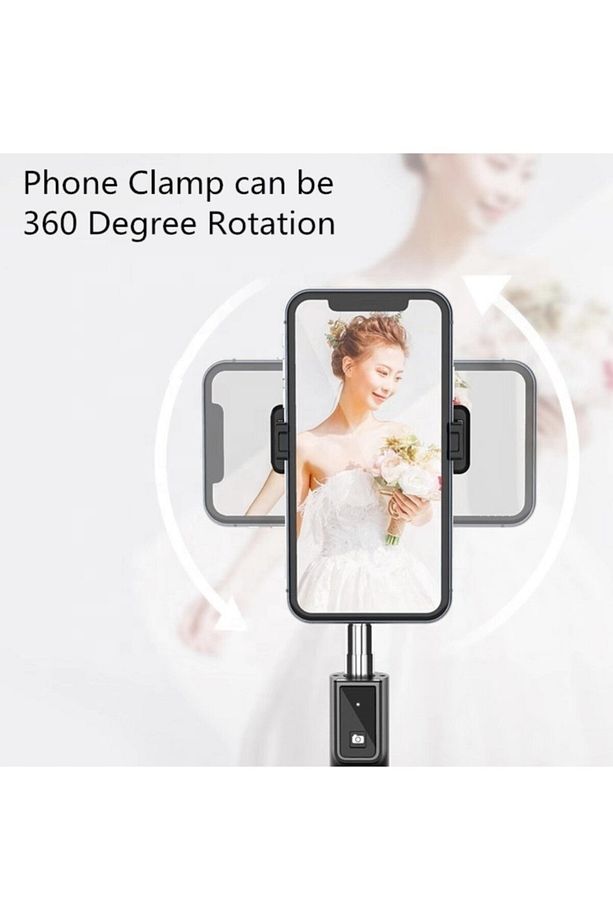 P40s Gimbal Bluetooth Kumandalı Selfie Çubuğu Tripod Monopod 100cm - 3