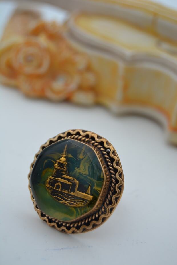 Maiden's Tower Handmade Ring Adjustable Fits Any Finger