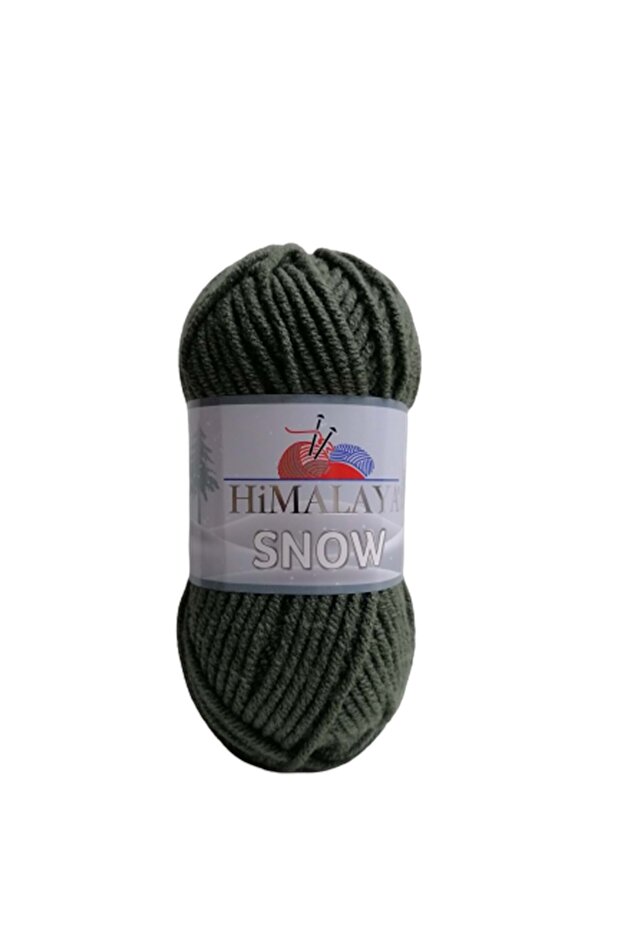 Snow Knit Yarn Cloud Daisy Cardigan Khaki 75535