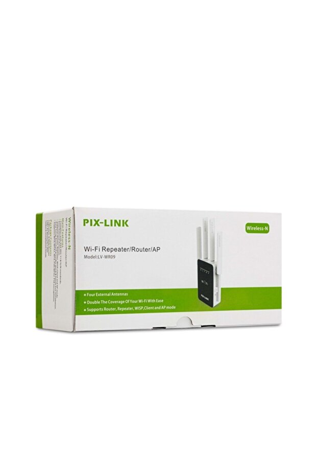 Pix-Link Lv-Wr09 Wifi Repeater + Router + Ap 300Mbps Beyaz - 3