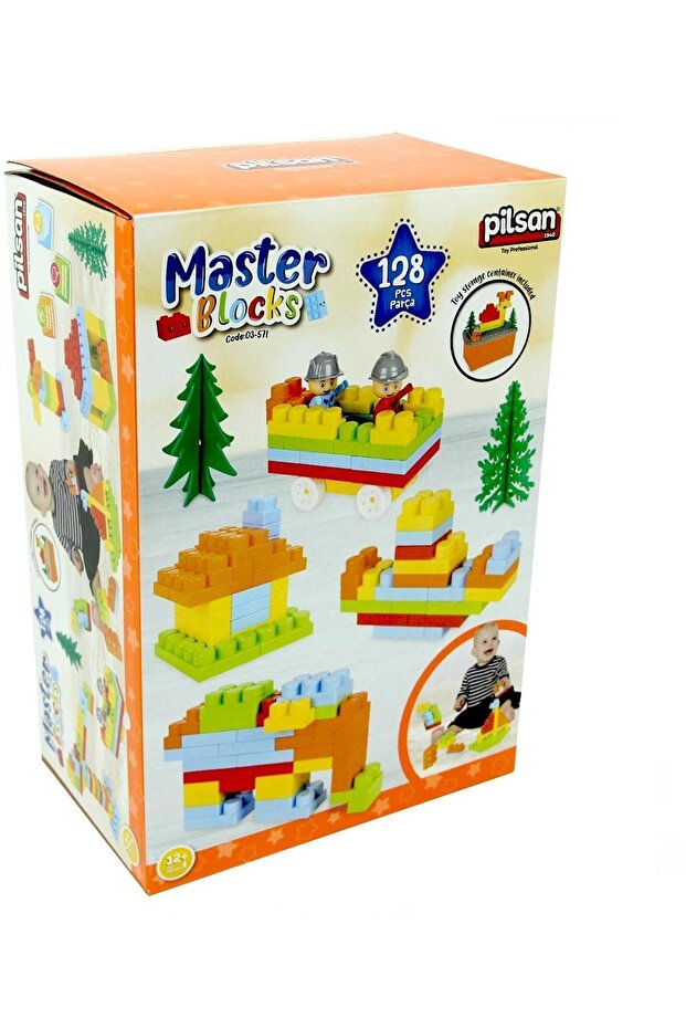 Akseuarlı Master Bloklar 128 Parça - 5