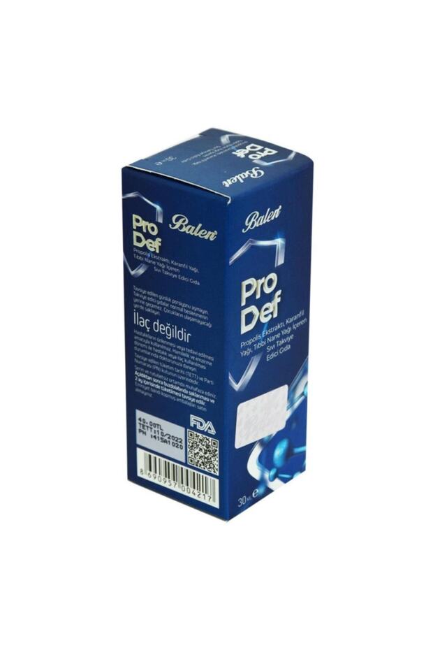 Prodef Propolis Ekstraktı Karanfil Nane Yağlı Takviye Sprey 30ml - 1