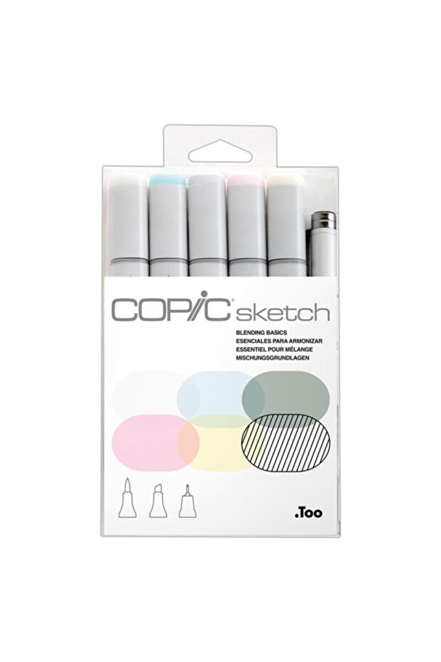 Sketch Marker 6lı Set Blending Basics - 1