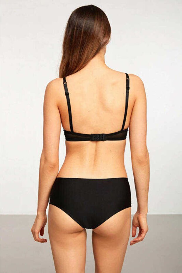 Lazer Kesim Mini Şort Külot - 7