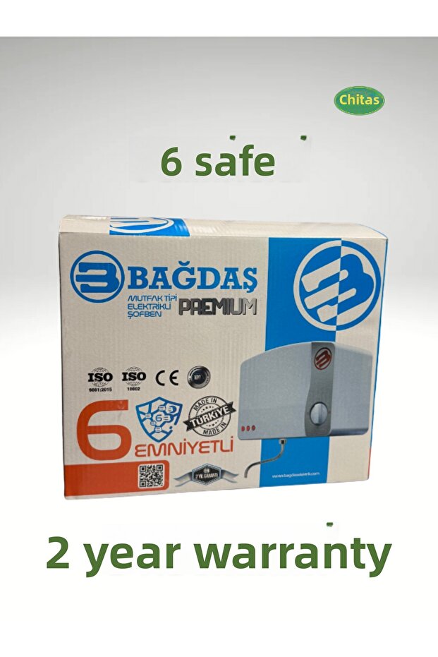 Bağdaş 1. Quality 3-Stage 6-Safe Kitchen Dishwasher Water Heater with 2 Years Warranty
