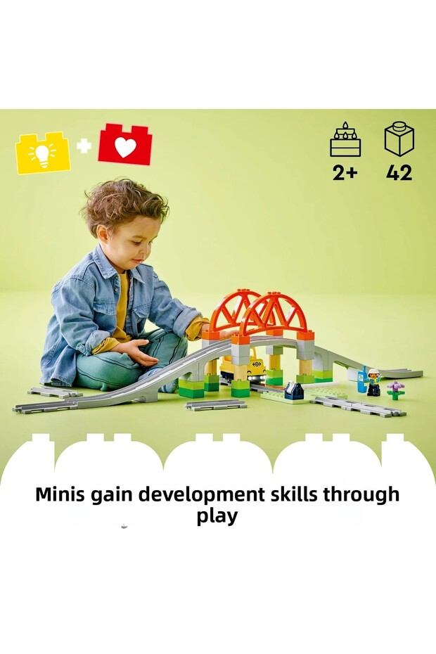 ® DUPLO® Town Train Bridge and Tracks Expansion Set 10426 - 5