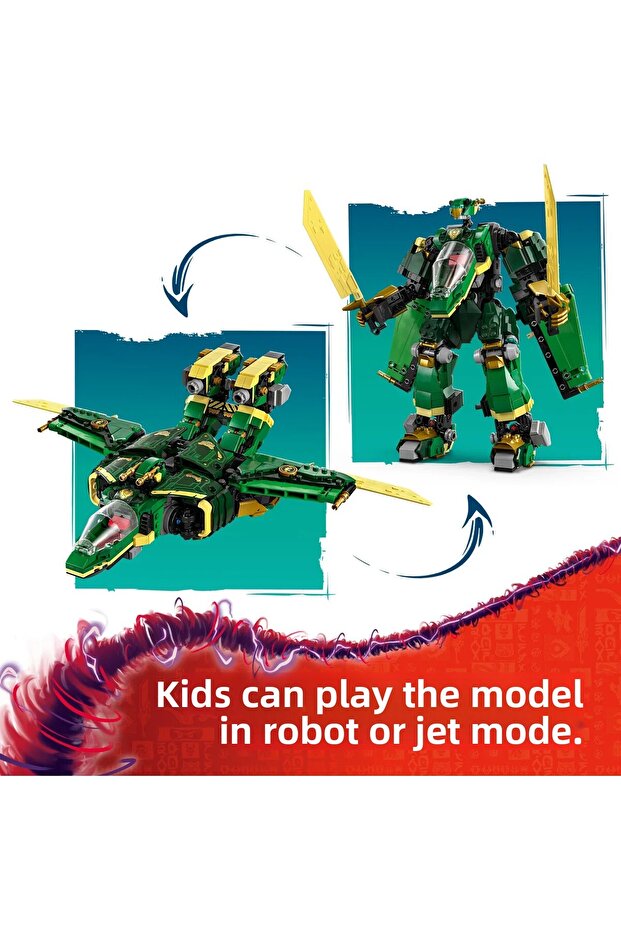 LEGO Ninjago sada - Lloydův tryskový robot (71845) - 6
