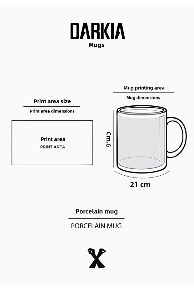 كوب بورسلين مطبوع بتصميم النمر - 2