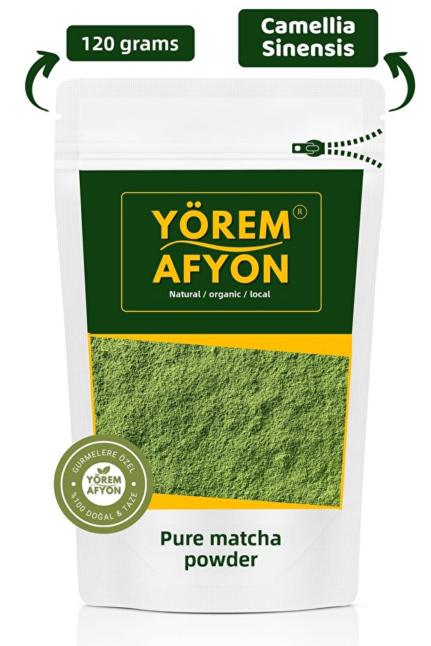 Natural Antioxidant and Source of Tranquility Ancient Elixir of Focus and Calm Pure Matcha Powder, Macha |   120 Grams - 1
