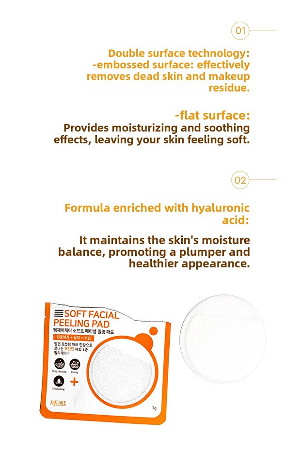 وسادة تقشير الوجه، عبوة من قطعتين - 5