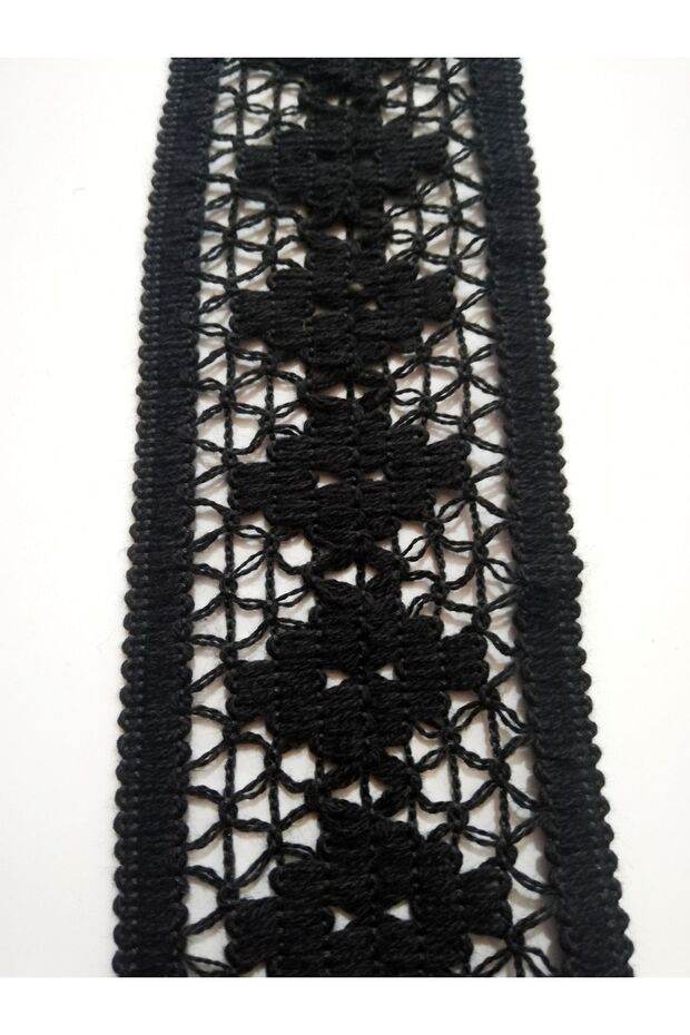 Siyah Örme Şerit (5,5 CM) - 2