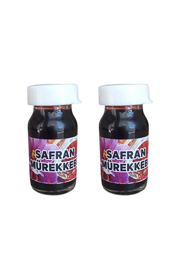 2 Adet Kırmızı Safran Mürekkebi Zaferan Zafran 10 ml - 4