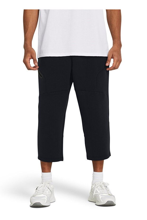 1384010-001 Unstoppable Flc Baggy C Siyah Erkek Oversize Eşofman Altı - 4