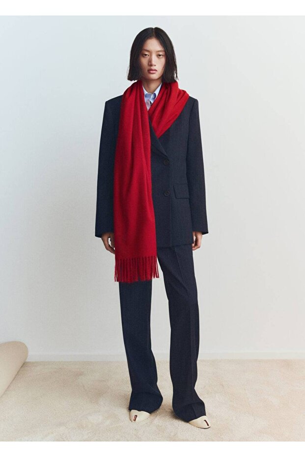 Püsküllü atkı - 2