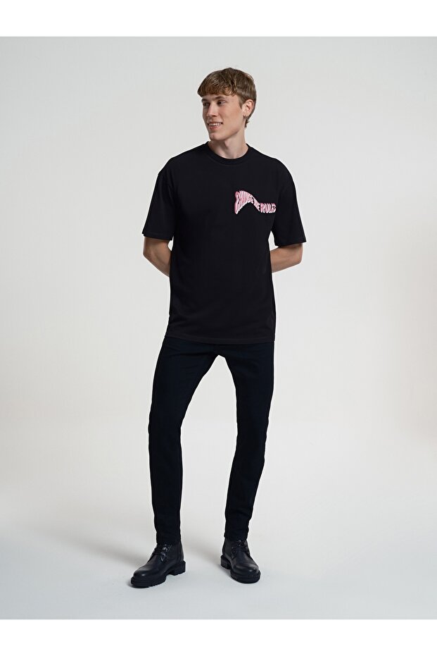 Oversize Fit Erkek Tshirt K.kol - 3