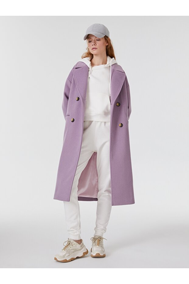 Oversize Kadın Kaban - 4