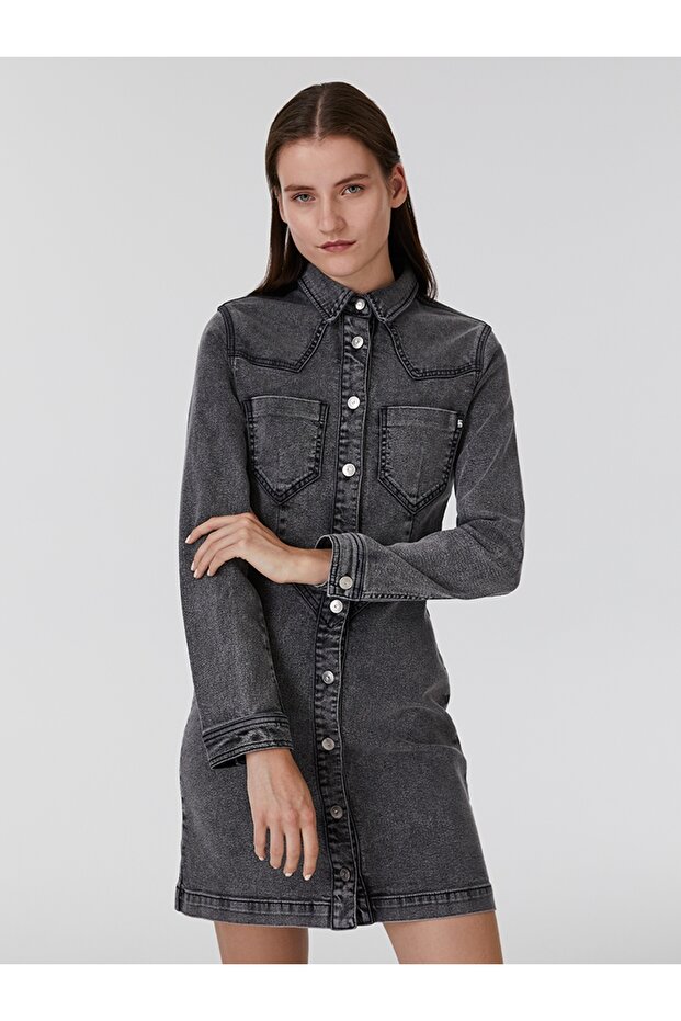 Slim Fit Kadın Elbise - 2