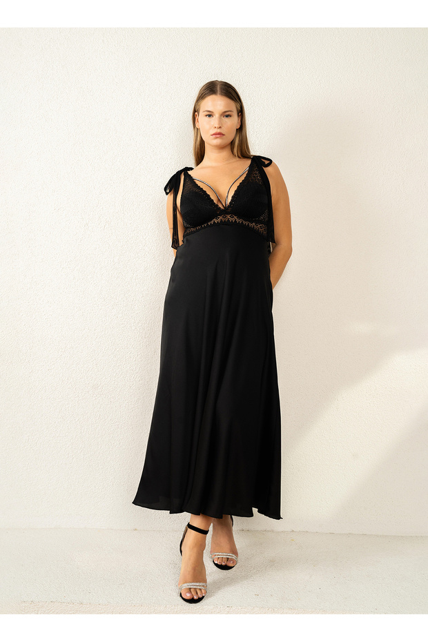 Bordo Kadın Gecelik 95473 - 2