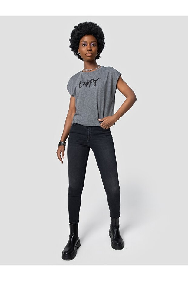 Long Crop Kadın Tshirt K.kol - 4