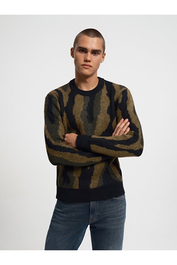 Regular Fit Men's Sweater - 1