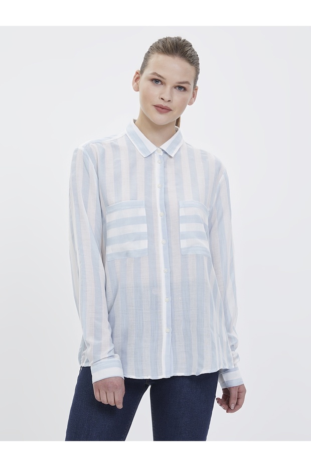 Regular Fit Kadın Gömlek U.kol - 1