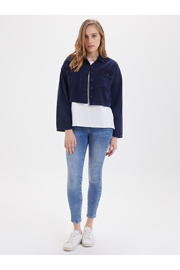 Regular Fit Kadın Gömlek U.kol - 4