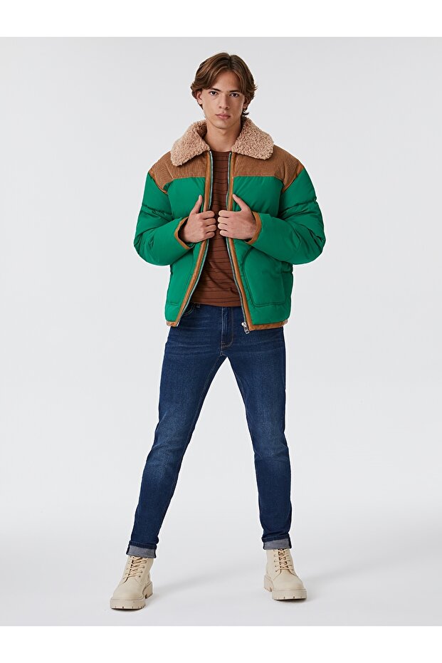 Regular Fit Erkek Mont - 4