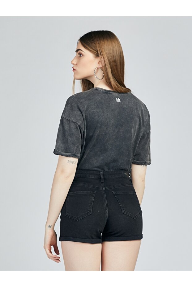 Slim Fit Kadın Şort - 6