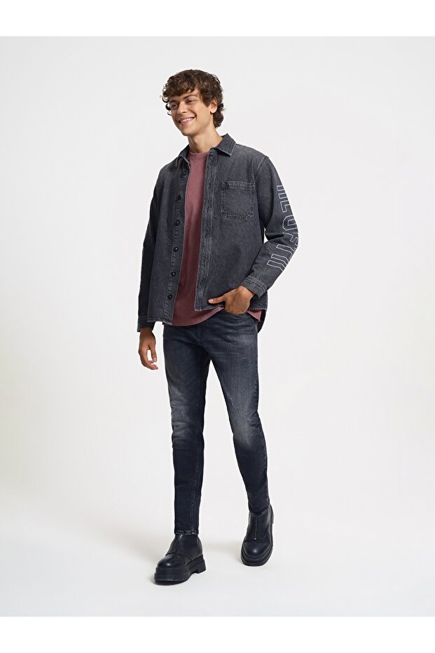 Oversize Fit Erkek Ceket - 5