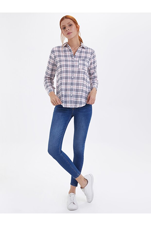 Regular Fit Kadın Gömlek U.kol - 4