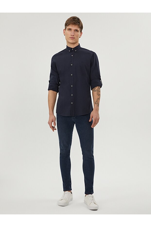 Regular Fit Erkek Gömlek U.kol - 4