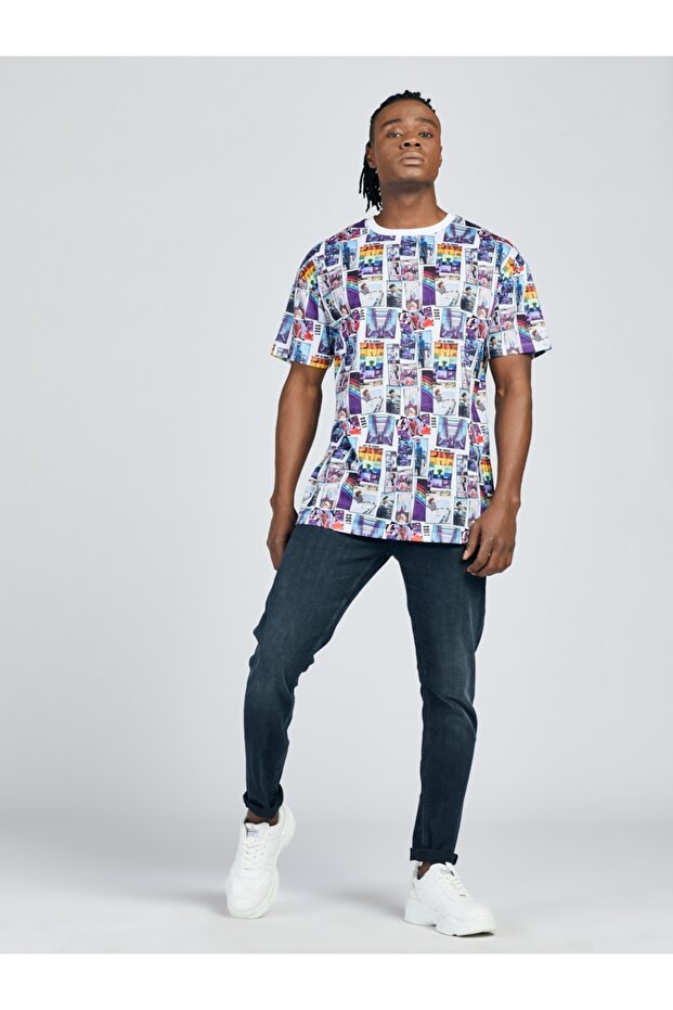 Oversize Fit Erkek Tshirt K.kol - 3