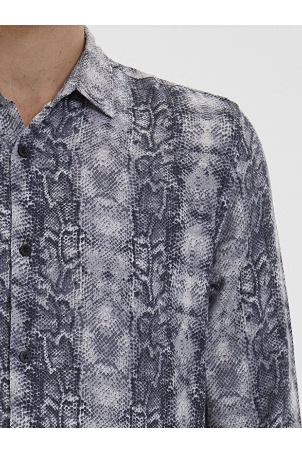 Regular Fit Erkek Gömlek U.kol - 4