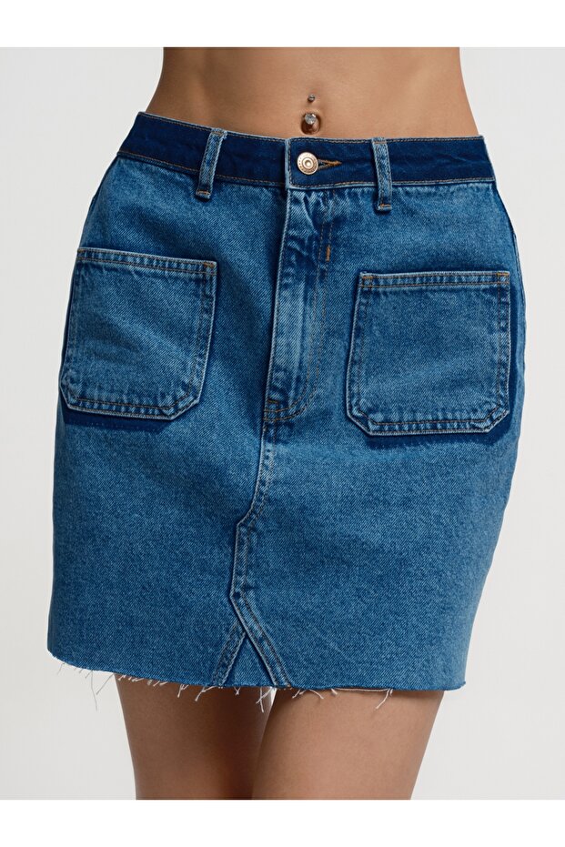 Slim Fit Kadın Etek - 2