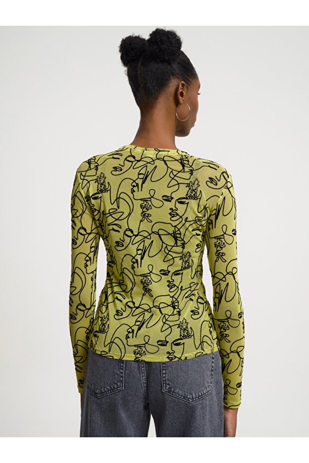 Fitted Kadın Bluz U.kol - 3