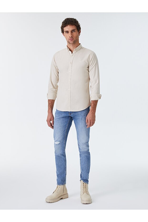 Regular Fit Erkek Gömlek U.kol - 4