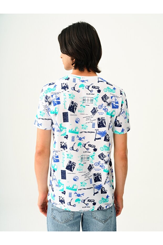 Erkek Baskılı Tişört - 3