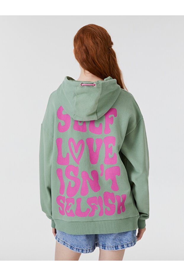 Loose Fit Kadın Sweatshirt - 3