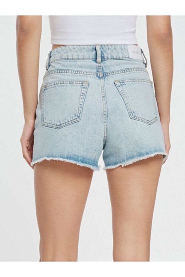 Kadın Mavi Şort - Lf2032719 - 4