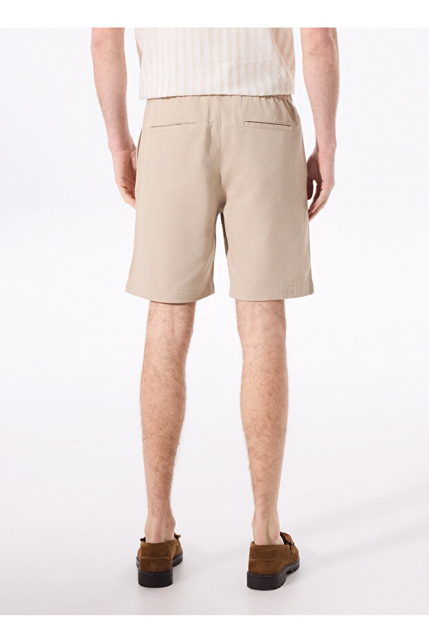 Açık Haki Erkek Basic Bermuda Şort F4SM-SHT 0930 - 5