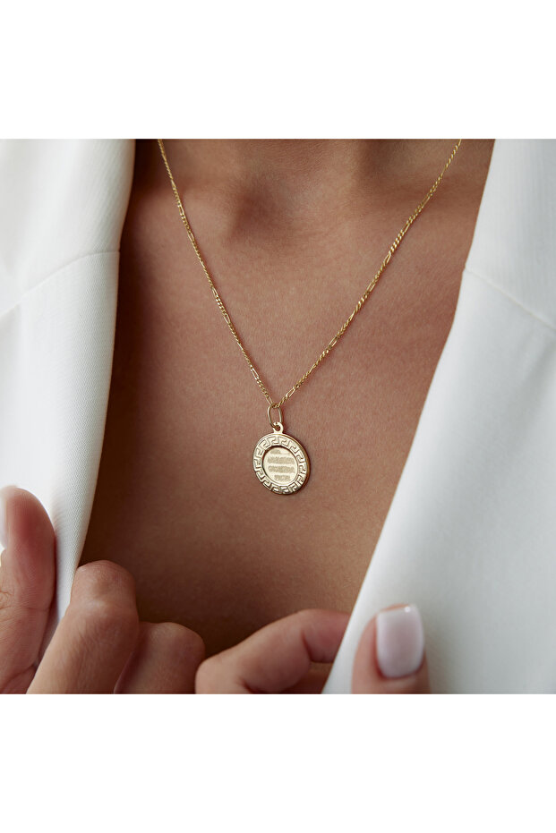 Döngü Plaka Dua Kolye - 3