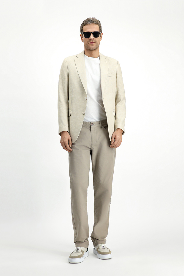 سترة الكتان منقوشة الكلاسيكية - 3