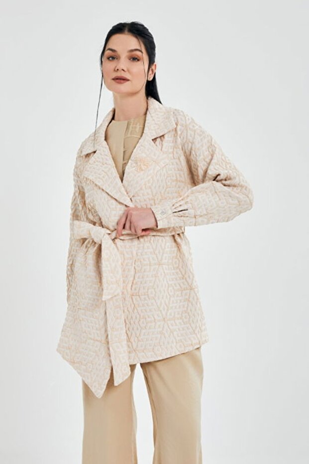 Jacquard Self-Patterned Jacket - 2