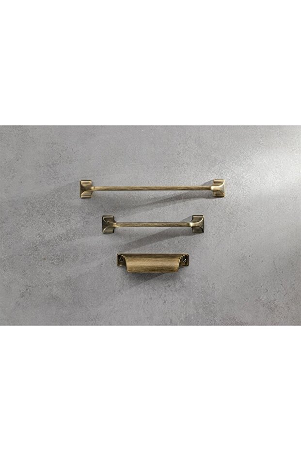 Antik Rengi 192 Mm Modern Kulp - Ssy4314 0192 Abm - Mobilya Kulpları - Tek Ebat - 4